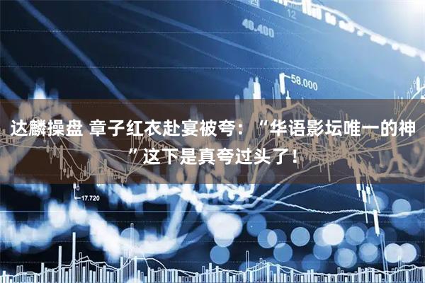 达麟操盘 章子红衣赴宴被夸：“华语影坛唯一的神”这下是真夸过头了！